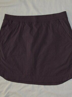 Duluth Trading AKHG Alaskan Hardgear Access Point Pull On Skort Skirt Purple 18